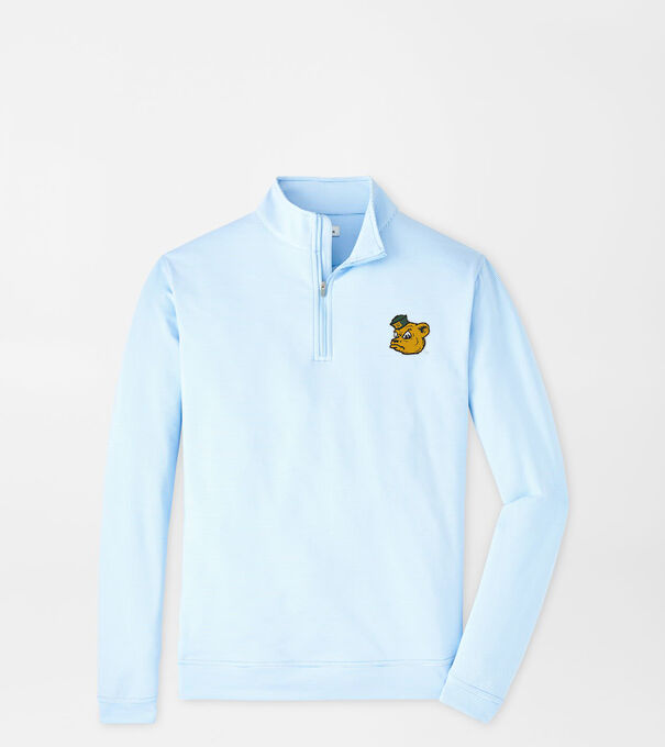 Baylor Vault Perth Mini-Stripe Stretch Loop Terry Quarter-Zip