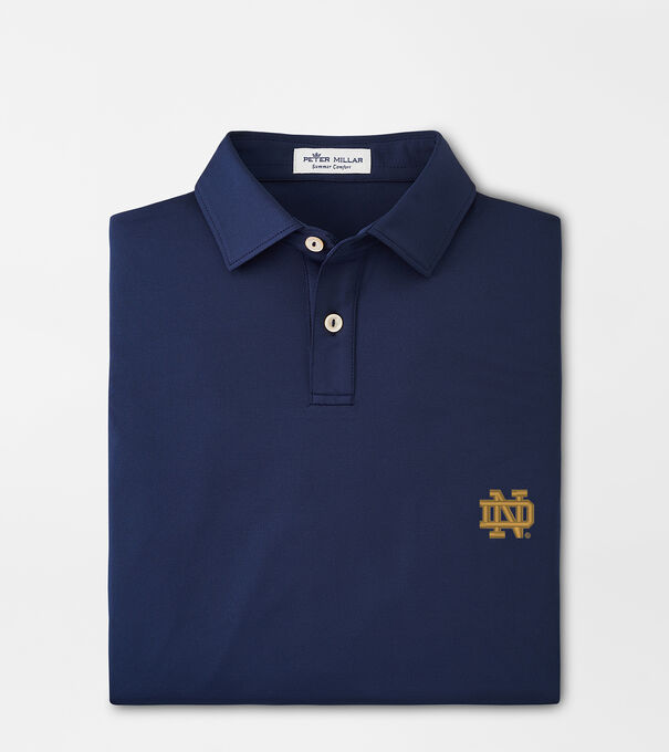 Notre Dame Youth Solid Performance Jersey Polo