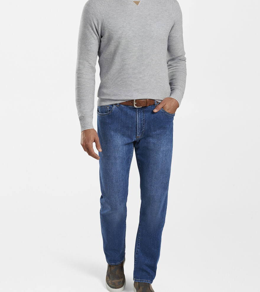 Crown Soft Honeycomb Crewneck Sweater - Alternate Image 1