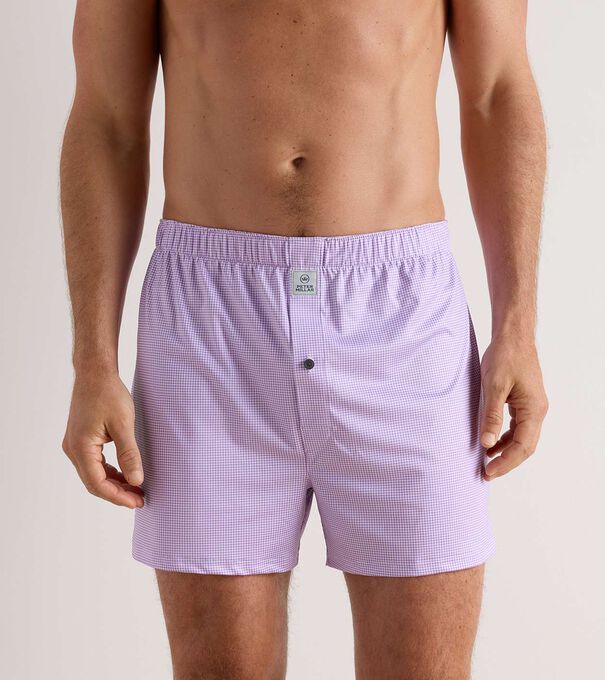 Gingham Performance Boxer Short - Alternate Image 1