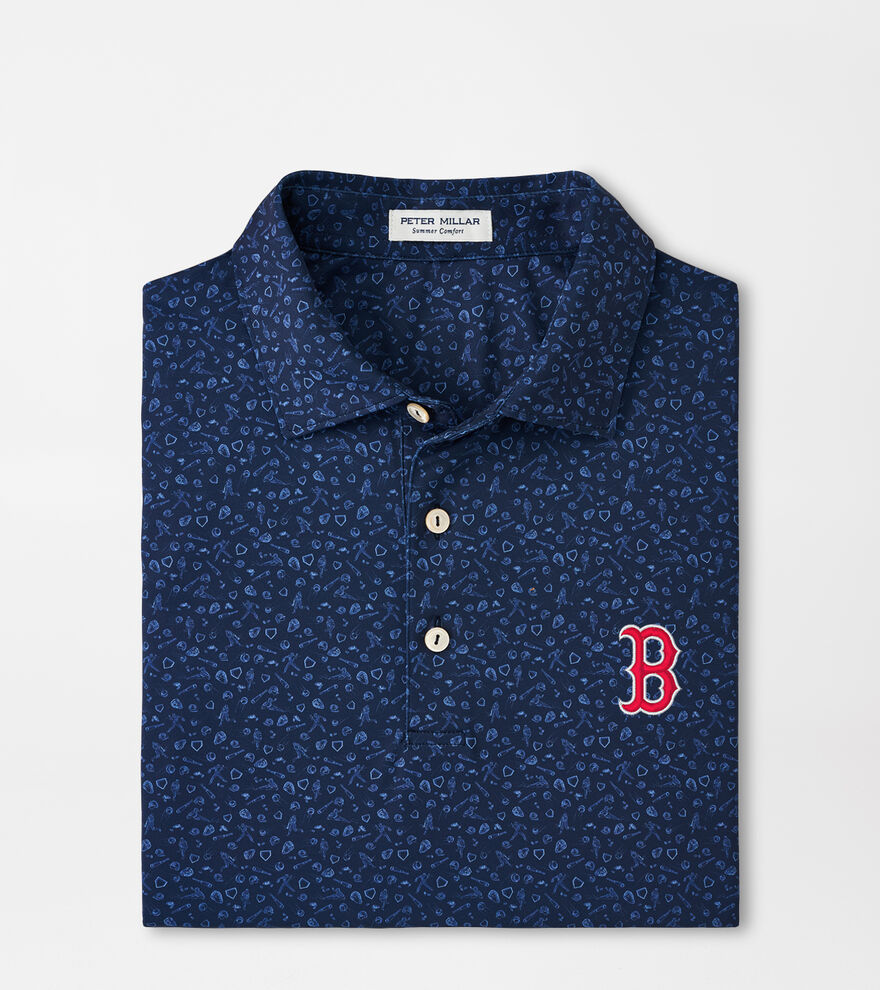 Boston Red Sox Batter Up Performance Jersey Polo image number 1