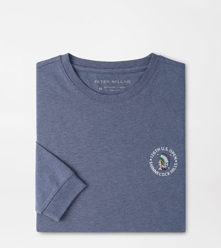 126th U.S. Open Course Map Long Sleeve T-Shirt - Alternate Image 1