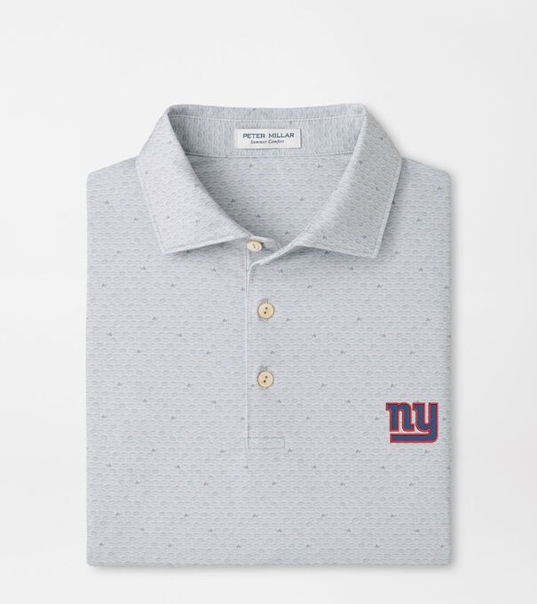 New York Giants On The Ball Performance Jersey Polo