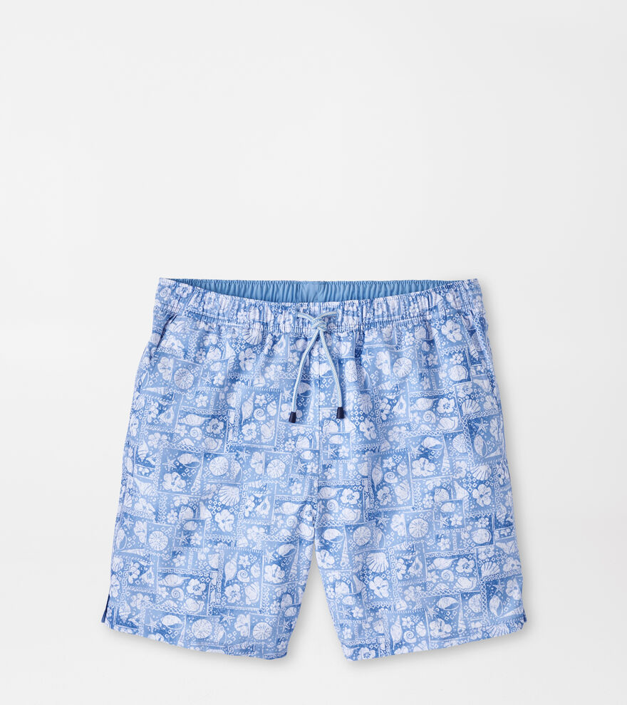 Shell Patchwork Swim Trunk image number 1