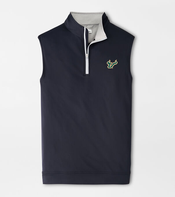 South Florida Galway Stretch Loop Terry Quarter-Zip Vest