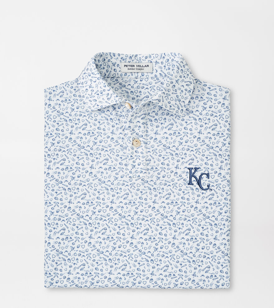 Kansas City Royals Youth Batter Up Performance Jersey Polo image number 1