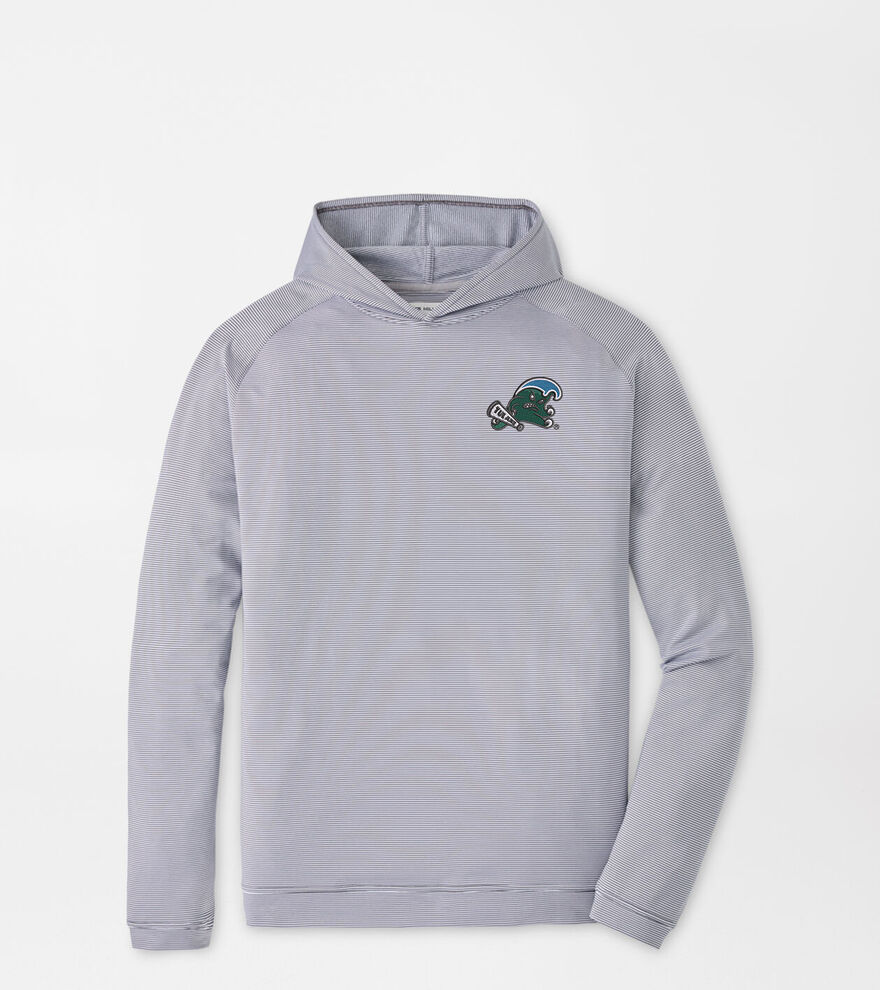 Tulane Green Wave Pine Sugar Stripe Performance Hoodie image number 1