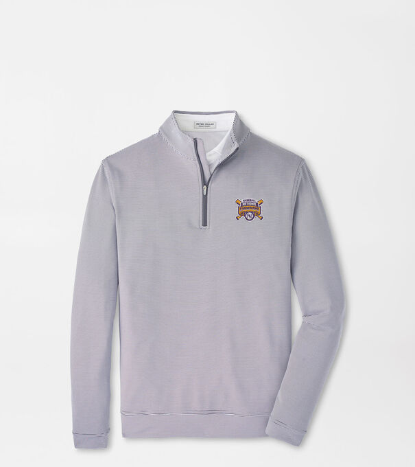LSU College World Series Perth Sugar Stripe Performance Quarter-Zip