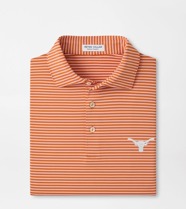 Texas Tiebreaker Performance Jersey Stripe Polo