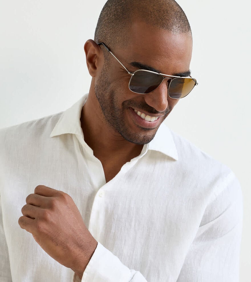 Shoreside Linen Sport Shirt - Alternate Image 3