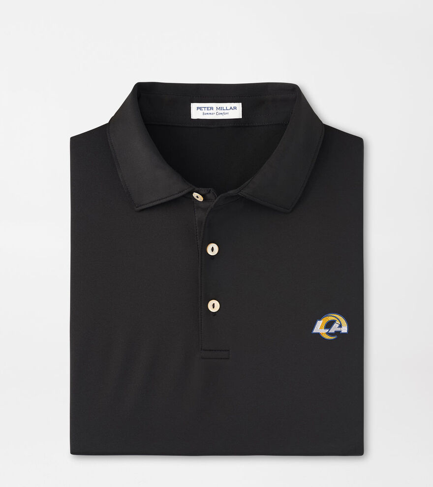 Los Angeles Rams Solid Performance Jersey Polo image number 1