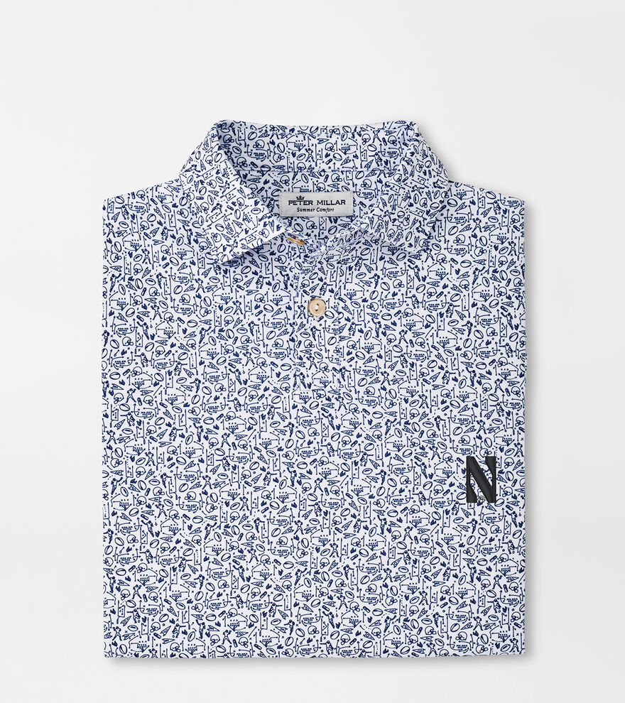 Northwestern Youth Performance Jersey Polo image number 1