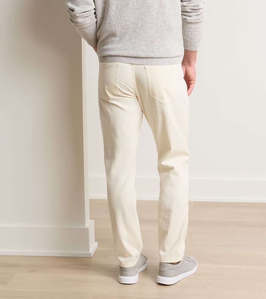 Signature Sateen Five-Pocket Pant image number 3