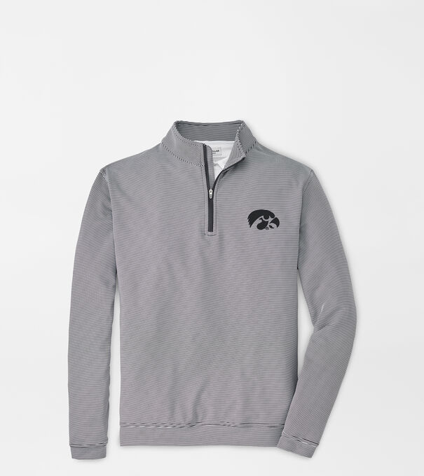 Iowa Perth Sugar Stripe Performance Quarter-Zip