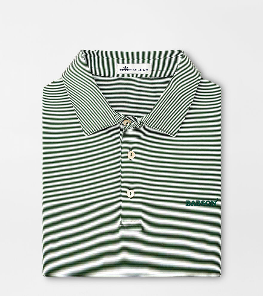 Babson Jubilee Stripe Performance Polo image number 1