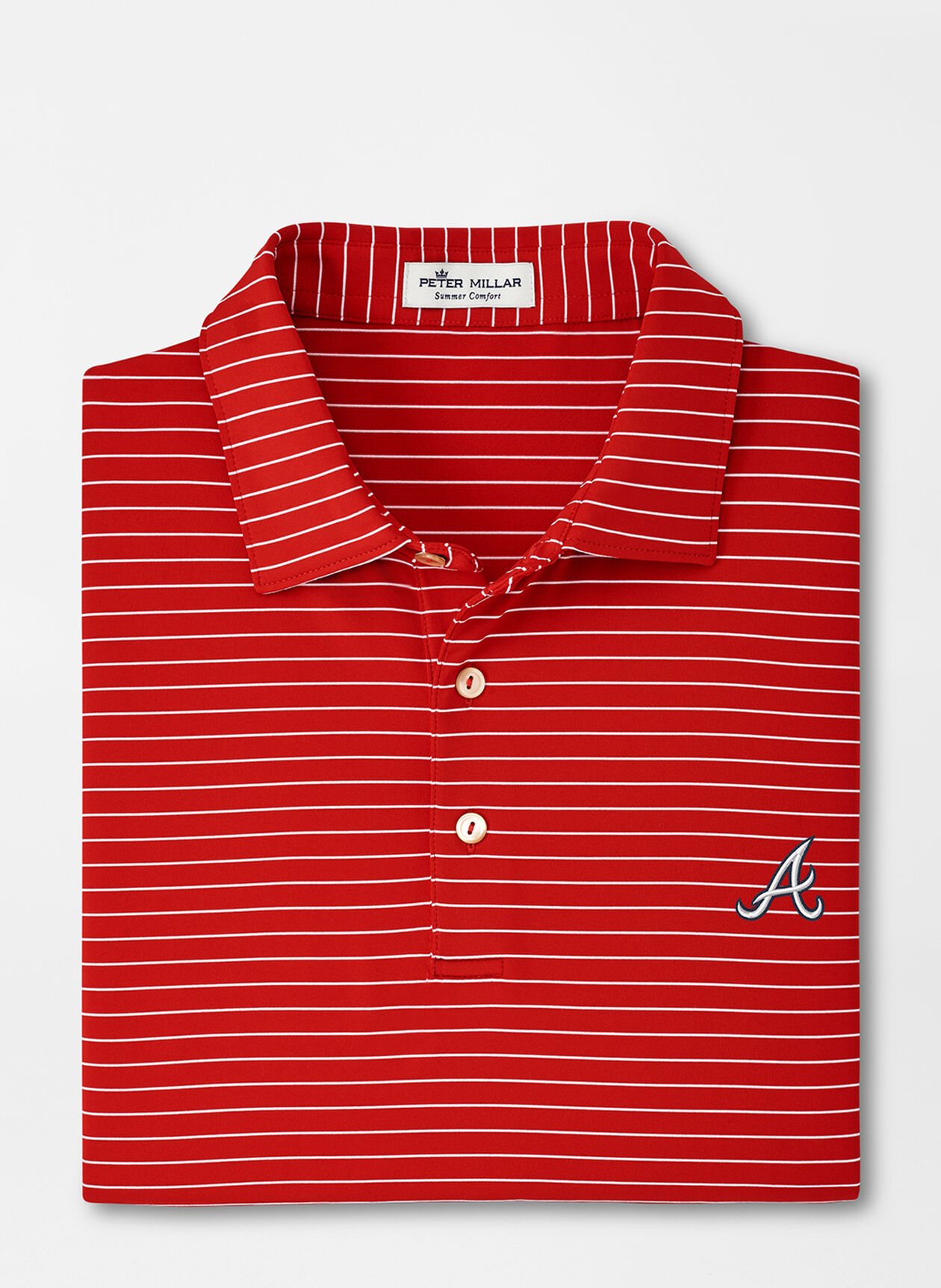 Atlanta Braves Crafty Performance Jersey Polo | Men’s MLB Apparel
