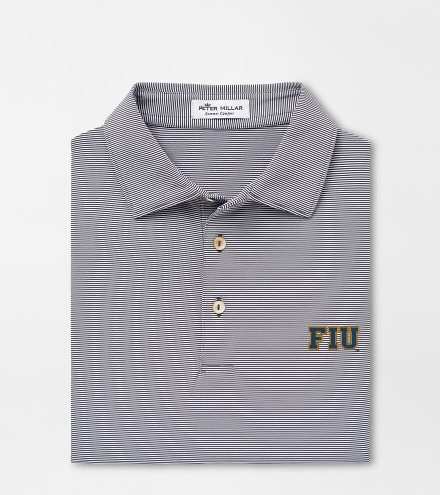 Florida International Jubilee Stripe Performance Polo image number 1