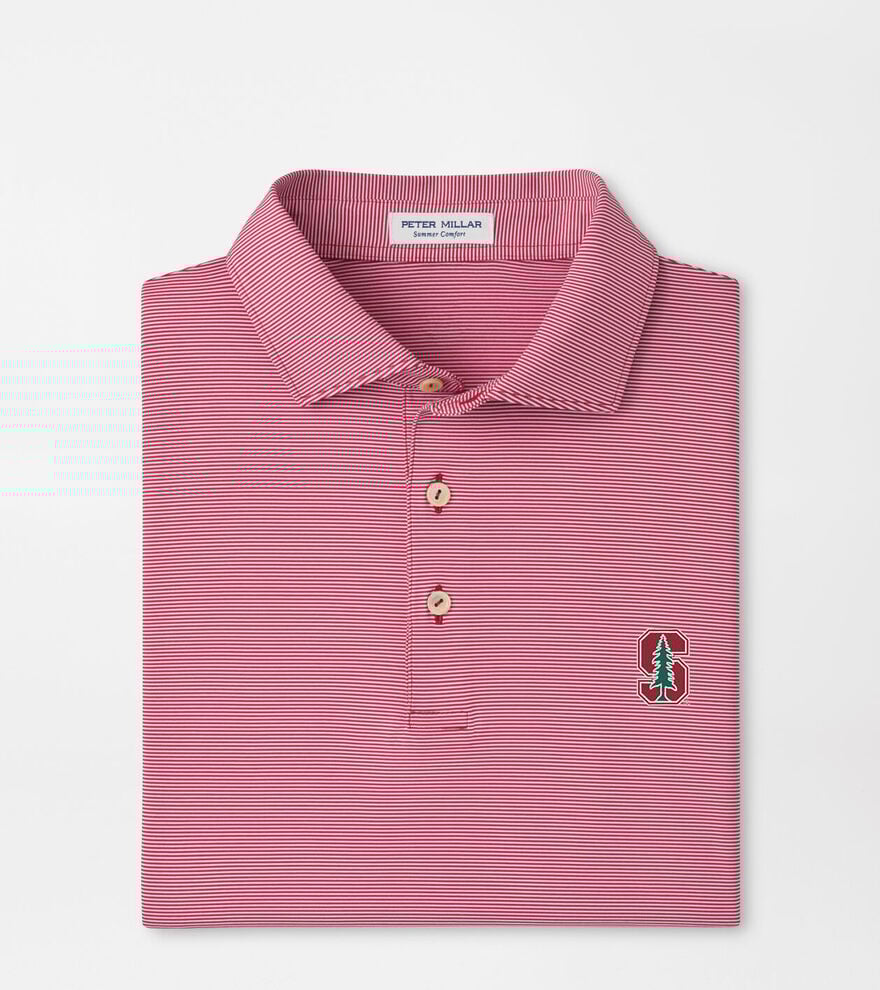 Stanford Jubilee Stripe Performance Polo image number 1