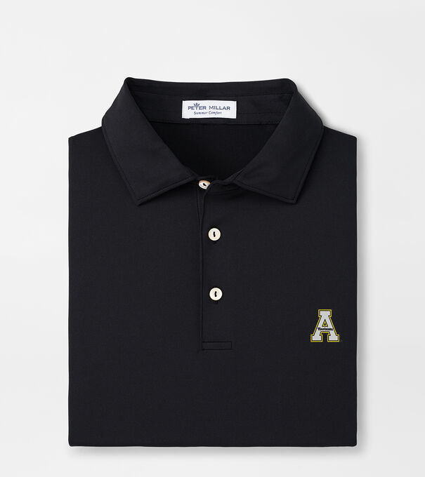 Appalachian State Solid Performance Jersey Polo (Sean Self Collar)