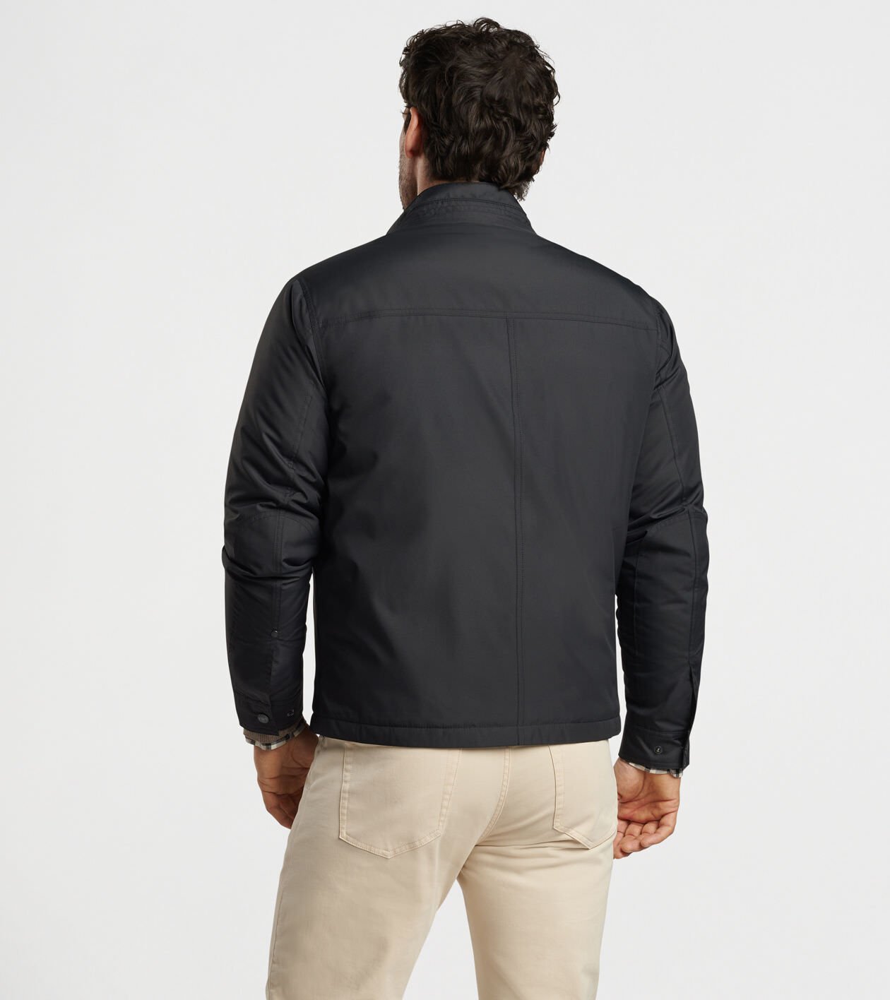 Peter millar leather bomber jacket new arrivals
