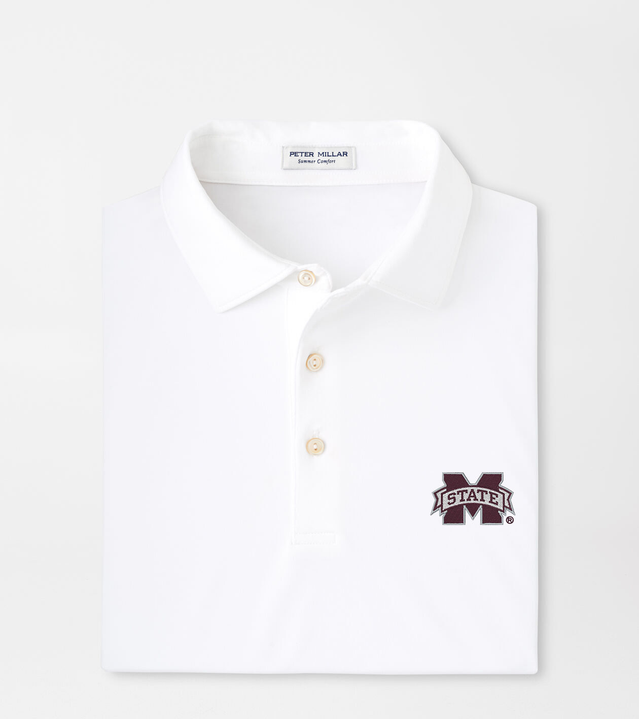 Mississippi State Solid Performance Jersey Polo | Men's Collegiate