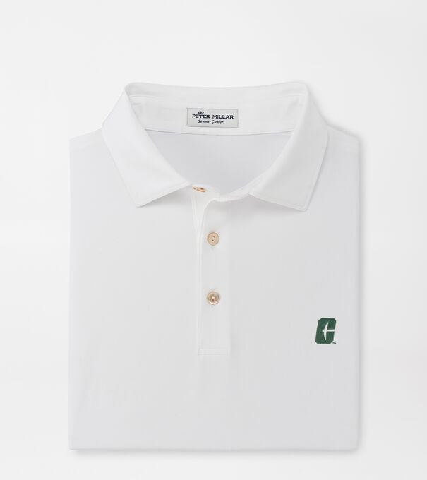 UNC Charlotte Solid Performance Jersey Polo (Sean Self Collar)