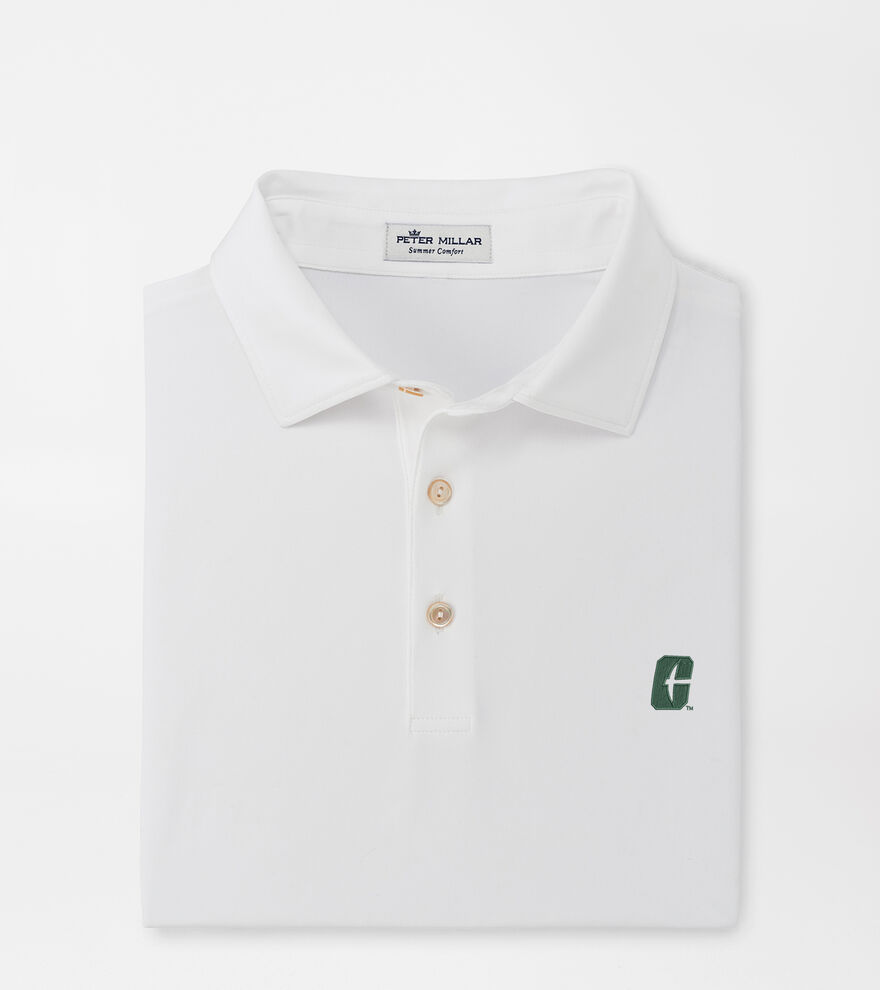 UNC Charlotte Solid Performance Jersey Polo image number 1