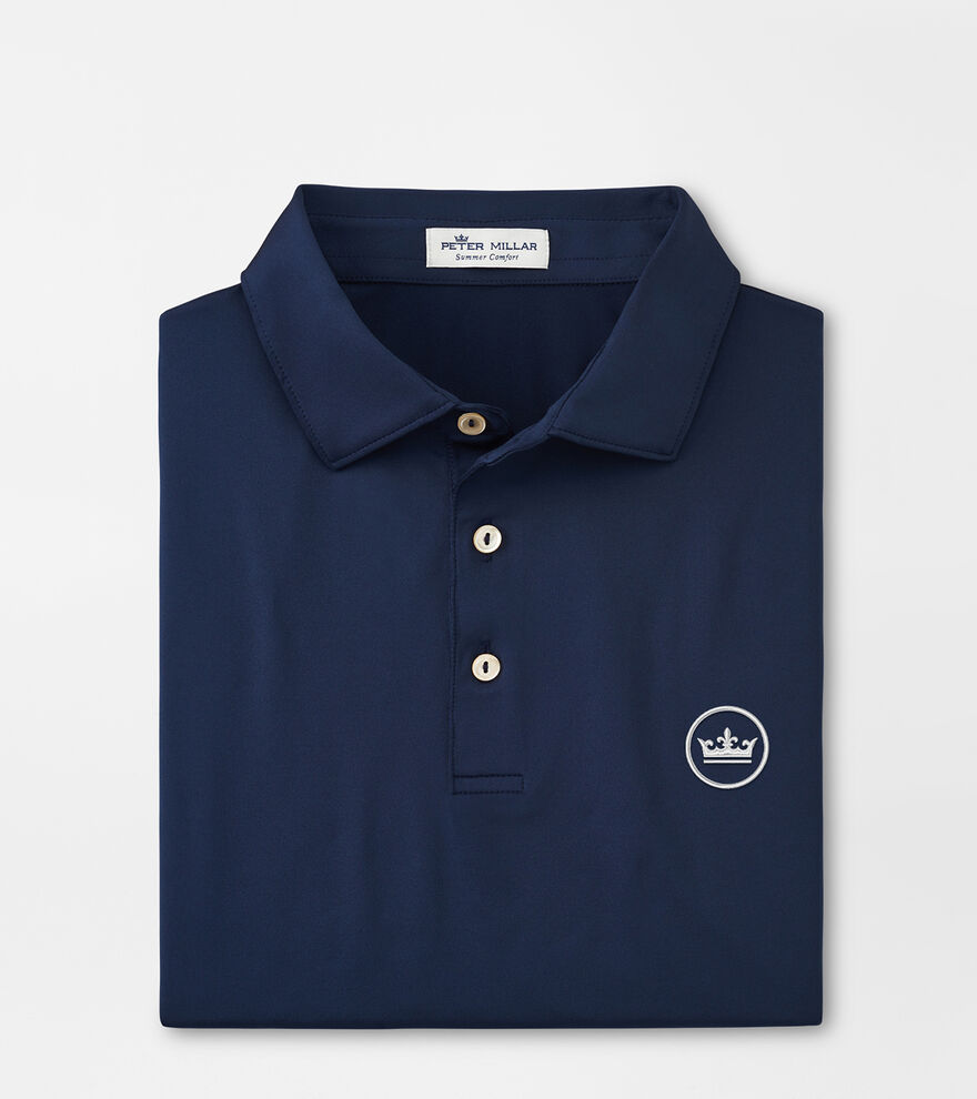 Crown Seal Solid Performance Jersey Polo image number 1