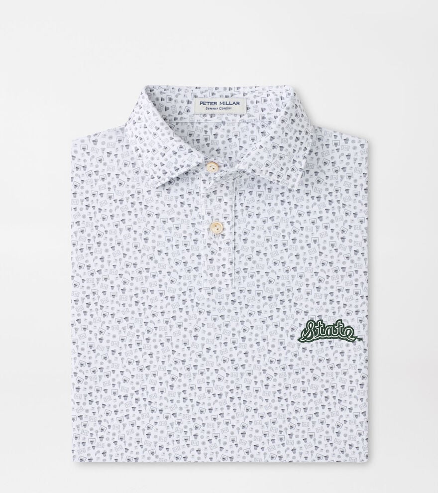 Michigan Vault Buzzer Beater Youth Performance Jersey Polo image number 1