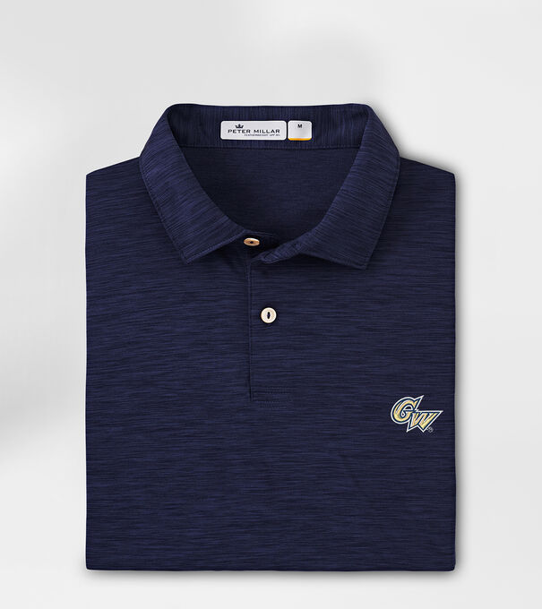 George Washington University Featherweight Melange Polo
