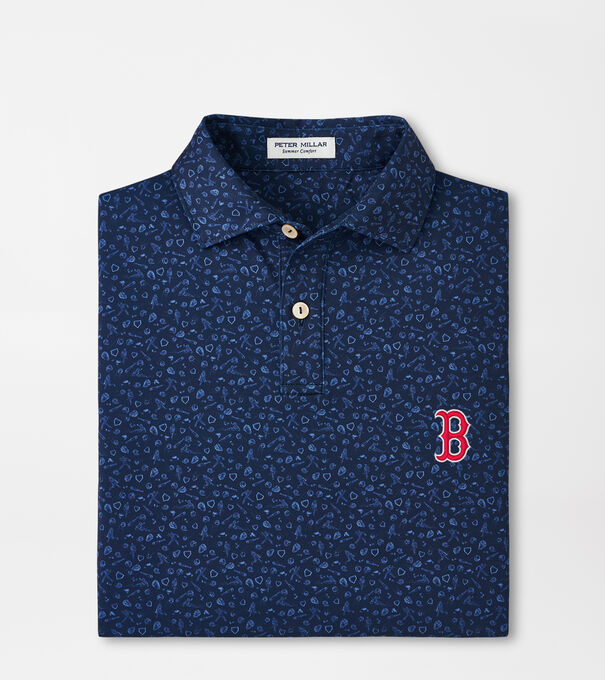 Boston Red Sox Youth Batter Up Performance Jersey Polo