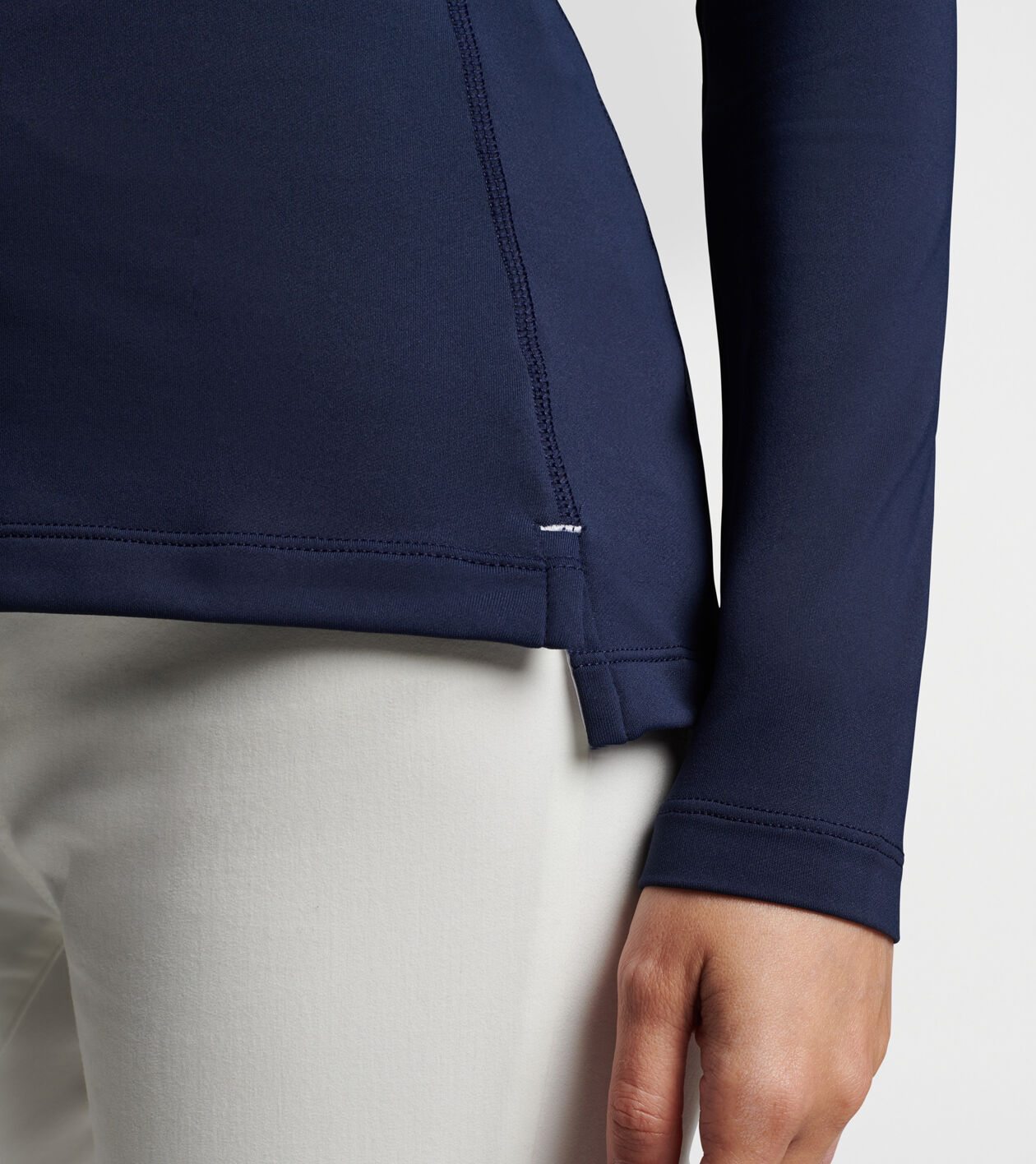 Men's Navy Blue Quarter Zip | Holderness & Bourne