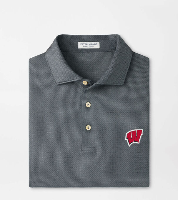 Wisconsin Hugo Performance Jersey Polo