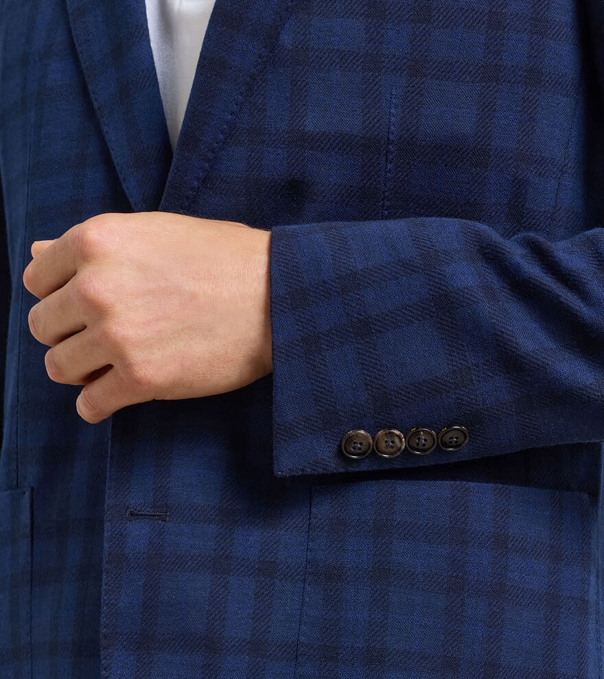 Barrett Knit Windowpane Soft Jacket - Alternate Image 3
