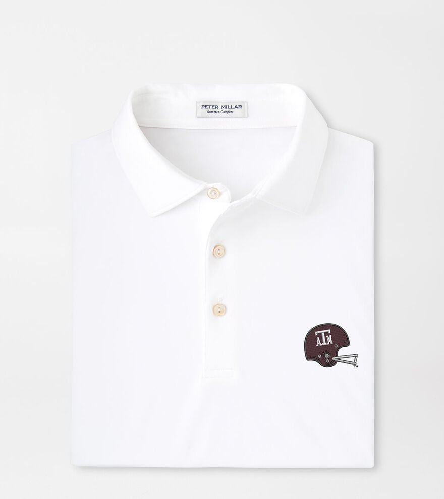 Texas A&M Vault Solid Performance Jersey Polo image number 1