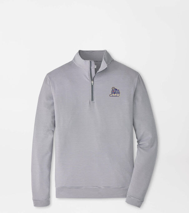 James Madison University Perth Sugar Stripe Performance Quarter-Zip