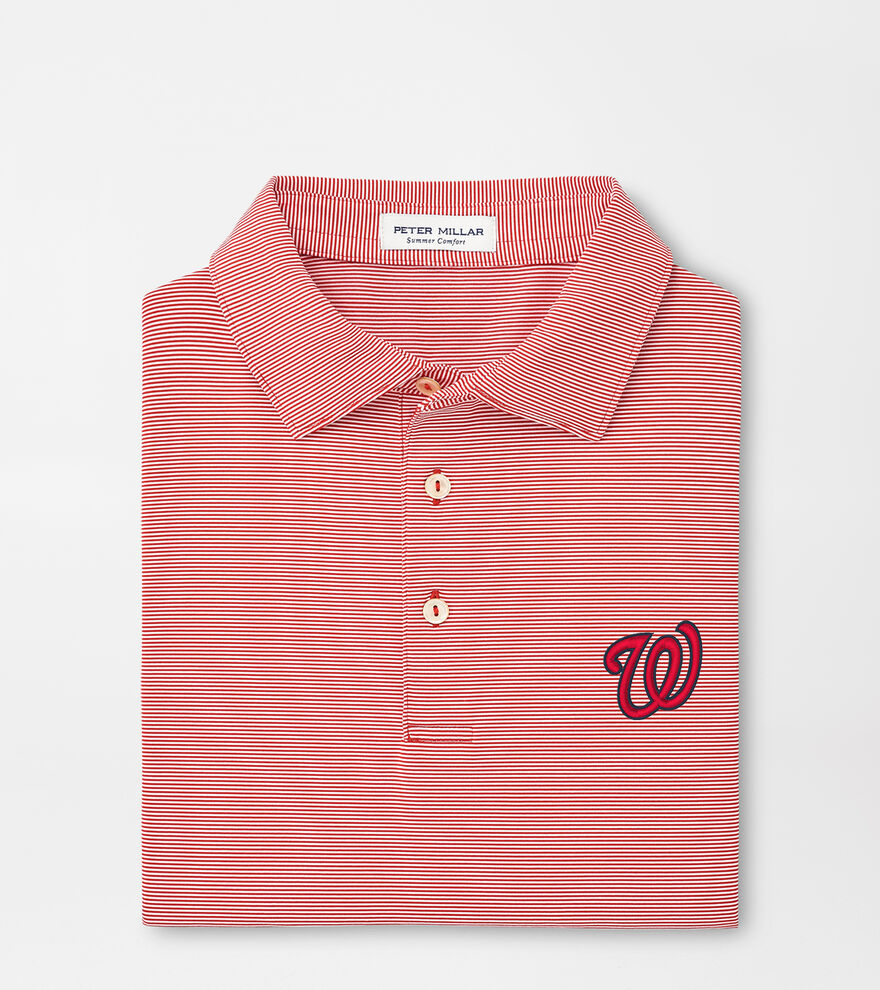 Washington Nationals Jubilee Stripe Performance Polo image number 1