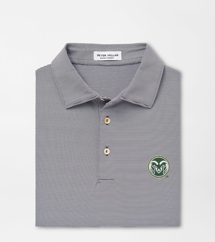 Colorado State Jubilee Stripe Performance Polo image number 2