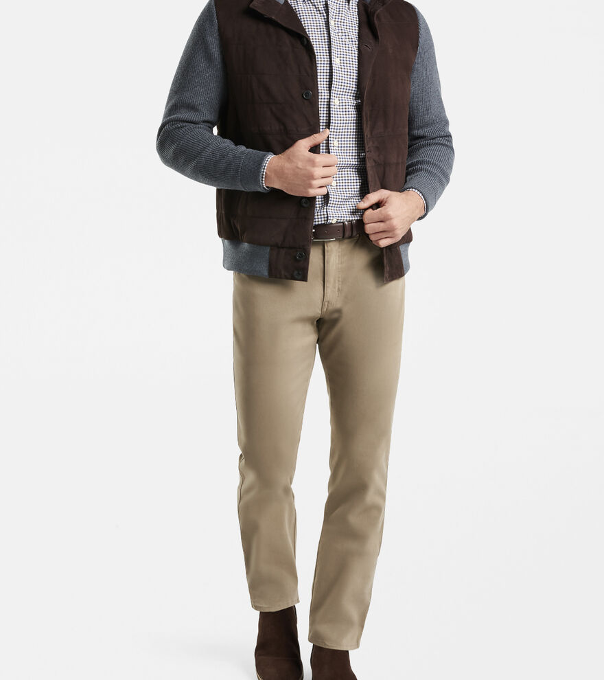 Suede Hybrid Cardigan image number 4