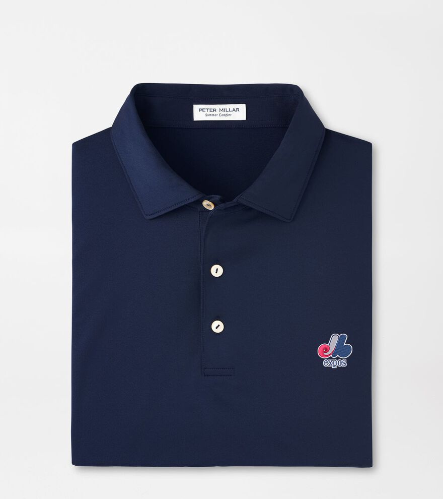 Cooperstown Montreal Expos Solid Performance Jersey Polo