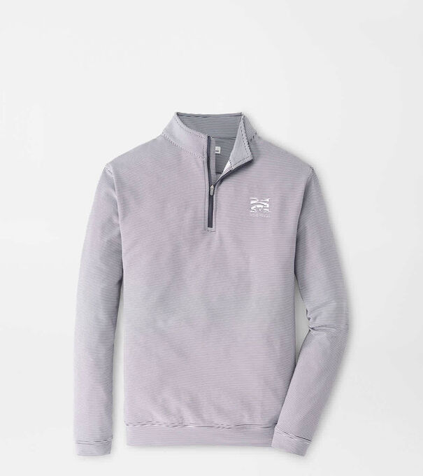 Morehouse College Perth Sugar Stripe Performance Quarter-Zip