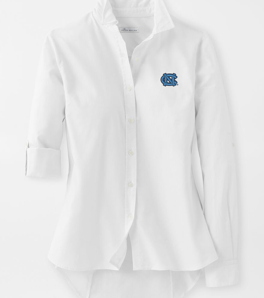 Women's North Carolina NC Stretch Woven Button-Up image number 1
