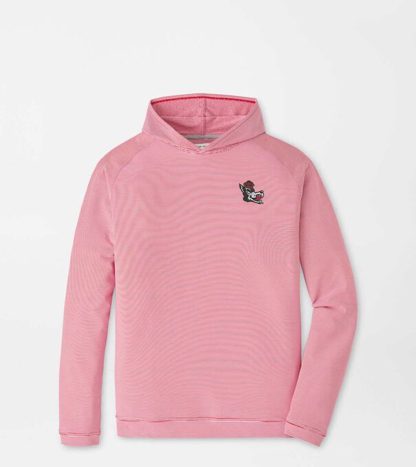 NC State Vault Pine Sugar Stripe Performance Hoodie