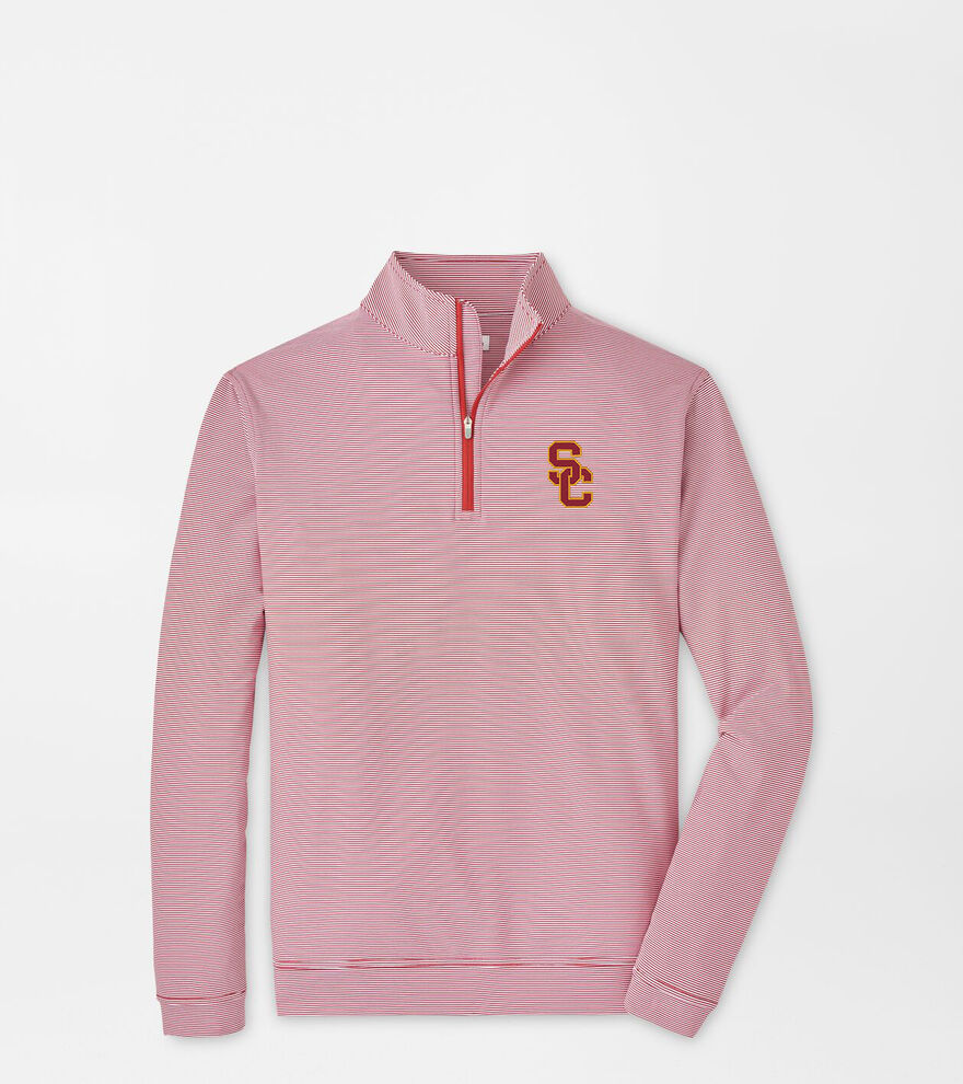 Southern California Sugar Stripe Performance Quarter-Zip image number 1