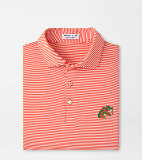 Florida A&M Jubilee Stripe Performance Polo