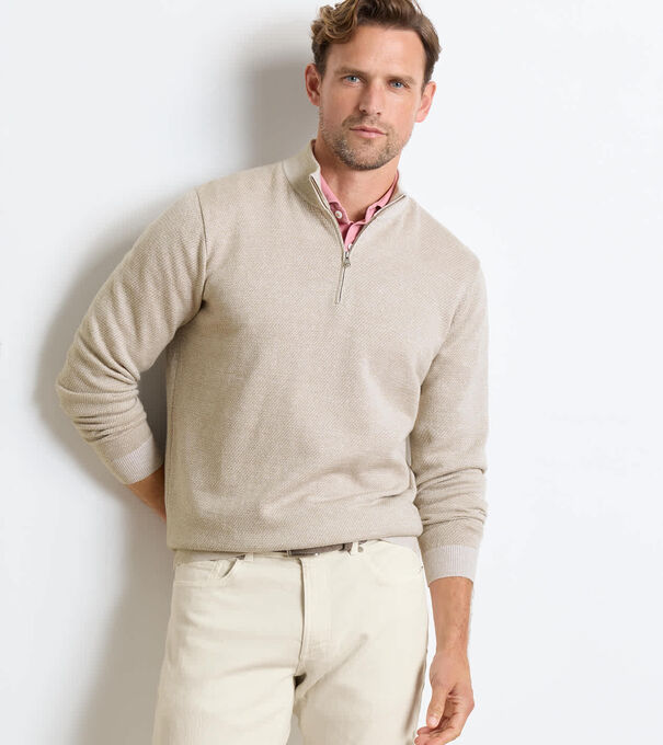 Barlow Quarter-Zip Sweater