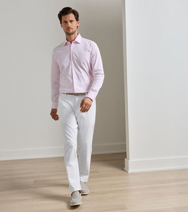 Signature Sateen Flat Front Trouser