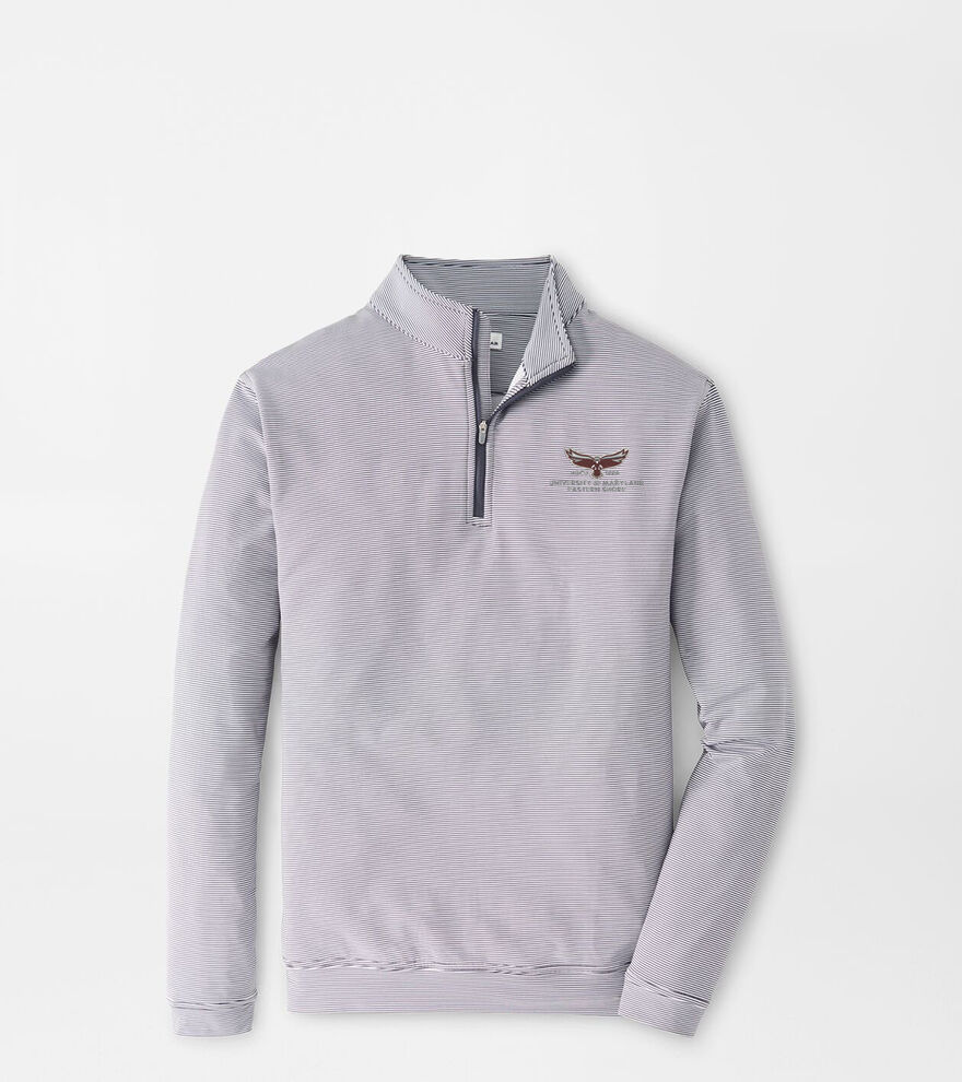 Maryland Eastern Shore Perth Mini-Stripe Performance Pullover image number 2