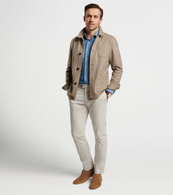 Artisan Crafted Cashmere Chore Coat