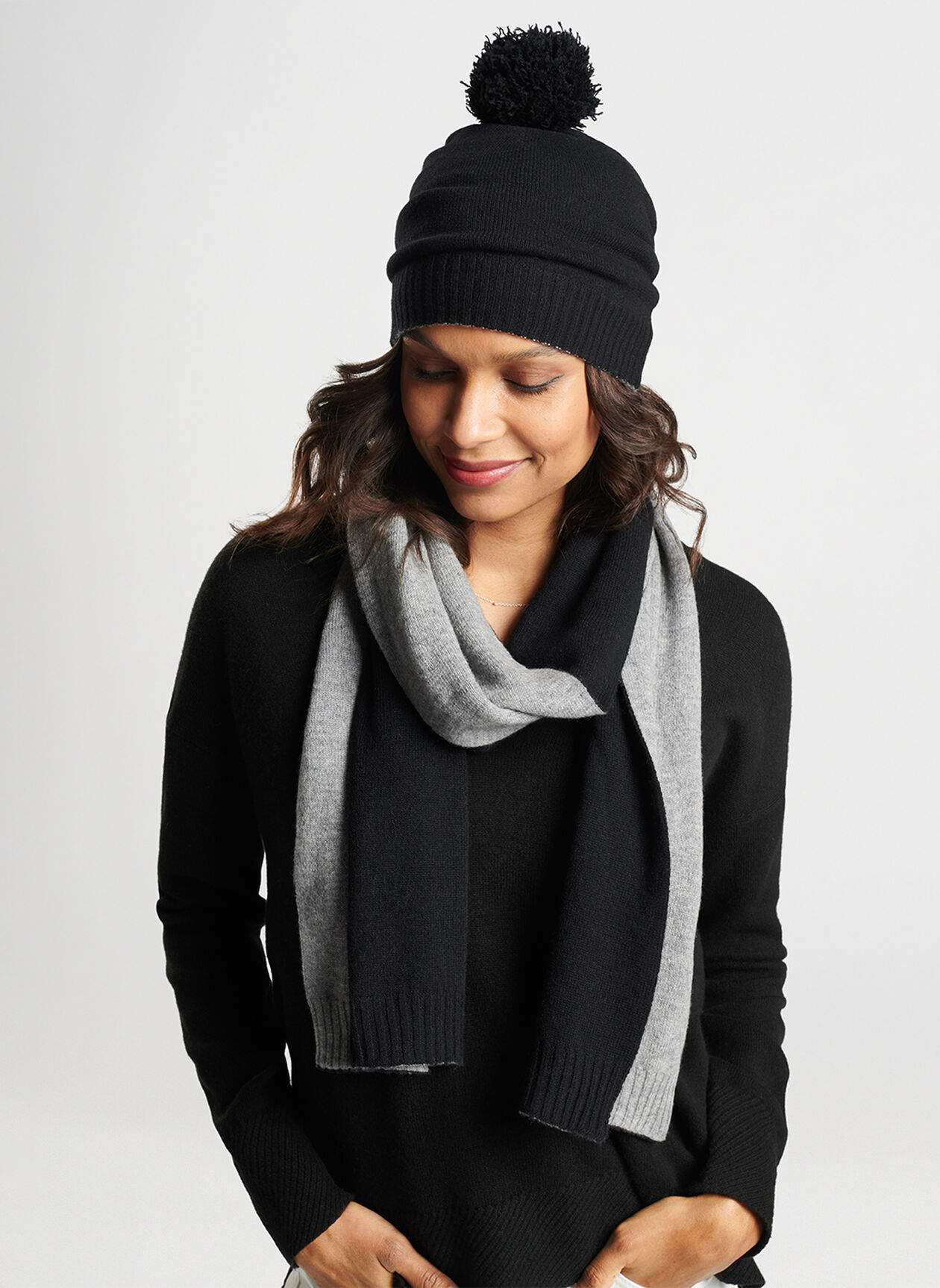 Cashmere Double Knit Scarf | Women's Shoes & Accessories | Peter Millar